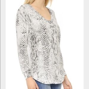 Soft Joie Daubrey Snakeskin Sweater